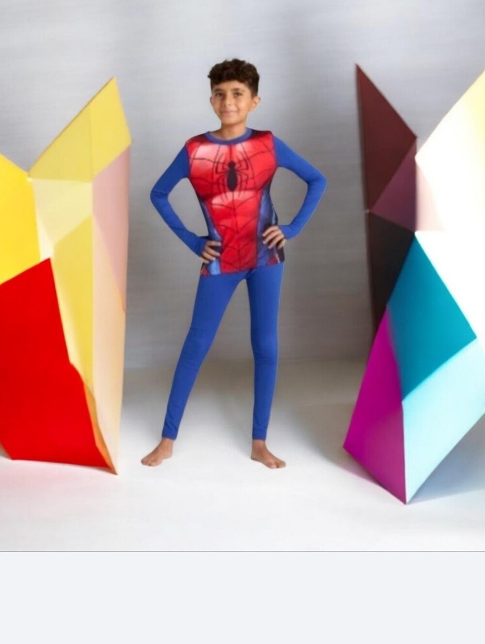 Spider-Man Kids Costume Set in Red and Blue
